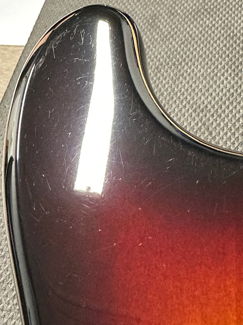 Used Fender American Performer Precision Bass (2018) - 3-Color Sunburst #65719 with Gig Bag