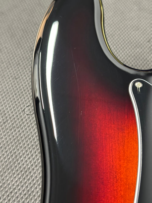 Used Fender American Performer Precision Bass - 3-Tone Sunburst #19941 with Original Gig Bag