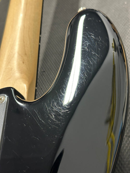 Used Fender American Elite Jazz Bass (2018) - Black #38266 with Hard Case