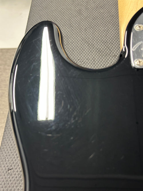 Used Fender American Elite Jazz Bass (2018) - Black #38266 with Hard Case