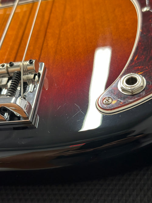 Used Fender American Professional II Precision Bass (2024) - 3-Color Sunburst #56685 with Original Hard Case