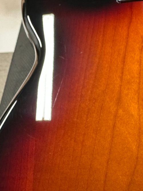 Used Fender American Professional II Precision Bass (2024) - 3-Color Sunburst #56685 with Original Hard Case