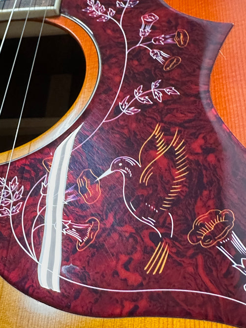 Used Epiphone Hummingbird (2021) - Aged Cherry Sunburst #07160 with Hard Case