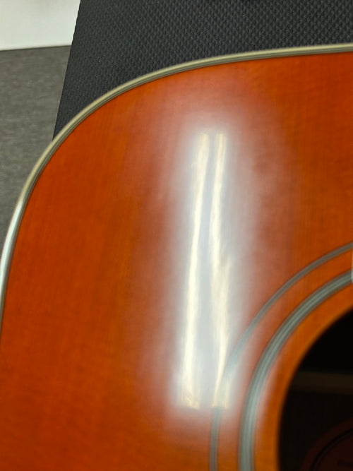 Used Epiphone Hummingbird (2021) - Aged Cherry Sunburst #07160 with Hard Case