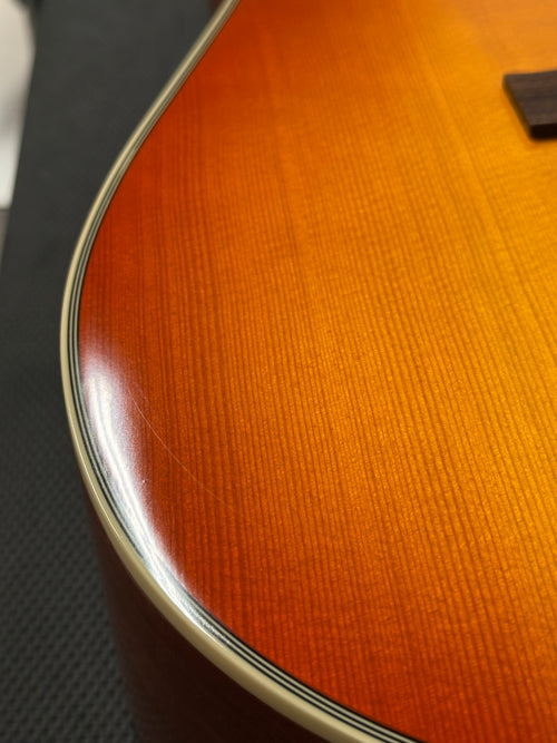 Used Epiphone Hummingbird (2021) - Aged Cherry Sunburst #07160 with Hard Case