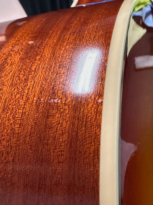 Used Epiphone Hummingbird (2021) - Aged Cherry Sunburst #07160 with Hard Case