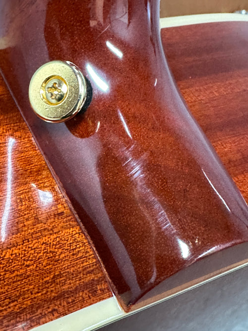 Used Epiphone Hummingbird (2021) - Aged Cherry Sunburst #07160 with Hard Case