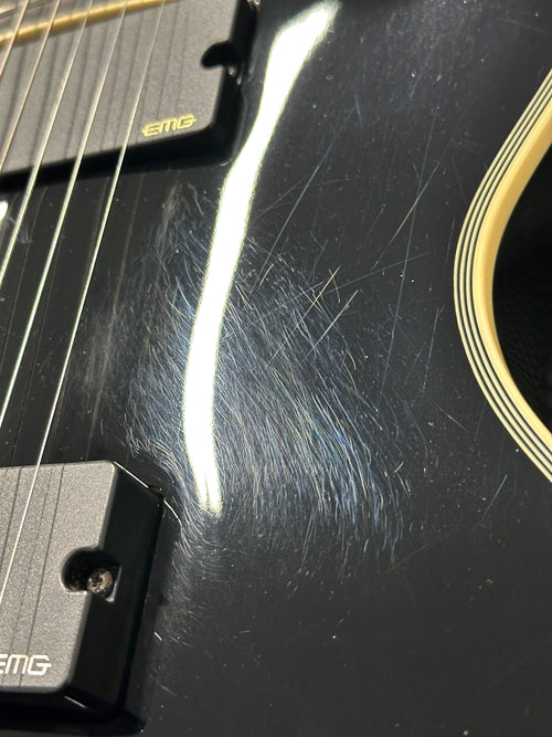 Used Epiphone Limited Edition Matt Heafy Les Paul Custom-7 (2015) - Ebony #01303 with Gig Bag