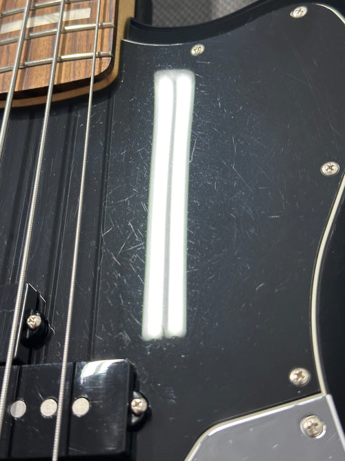 Used Fender Troy Sander Jaguar Bass (2013) - Silverburst #733364 with Original Gig Bag