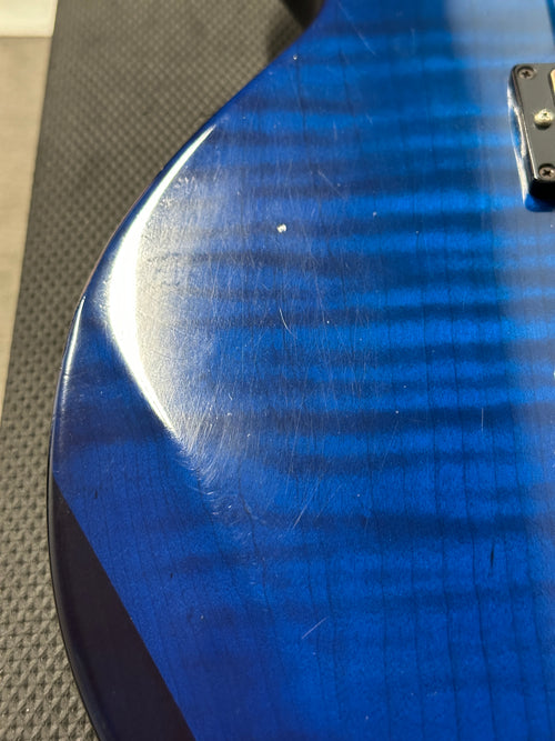 Used Gibson Guitar Of The Week #7 Les Paul Money Bass (2007) - Midnight Manhattan Blue #71343 with Original Hard Case