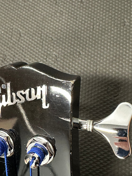 Used Gibson Guitar Of The Week #7 Les Paul Money Bass (2007) - Midnight Manhattan Blue #71343 with Original Hard Case