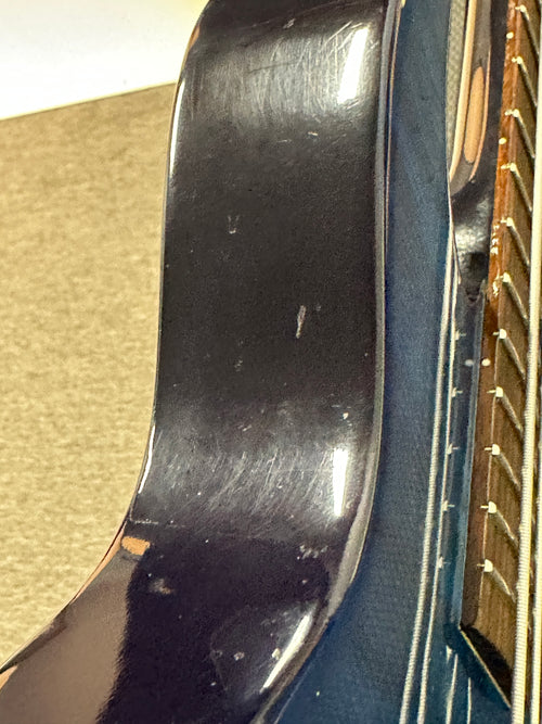 Used Gibson Guitar Of The Week #7 Les Paul Money Bass (2007) - Midnight Manhattan Blue #71343 with Original Hard Case