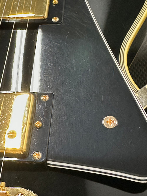 Used Epiphone Les Paul Custom Pro (2019) - Ebony #22823 with Hard Case