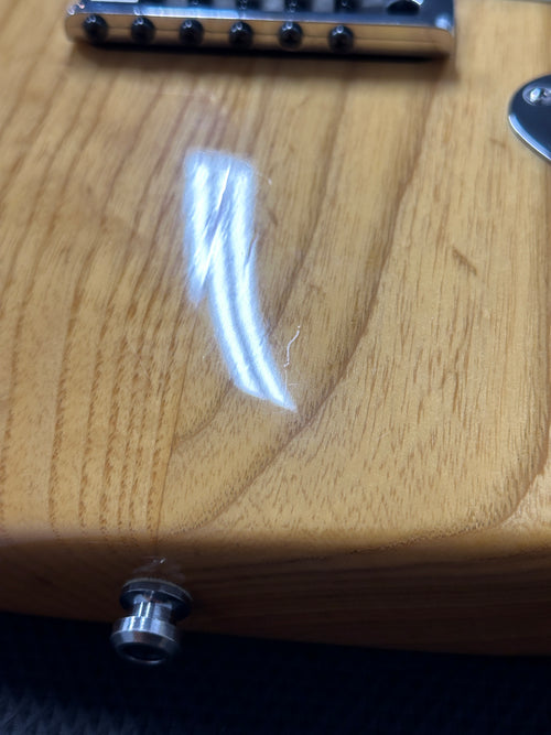 Used Fender Plus Stratocaster (1990) - Natural #67111 with Original Hard Case