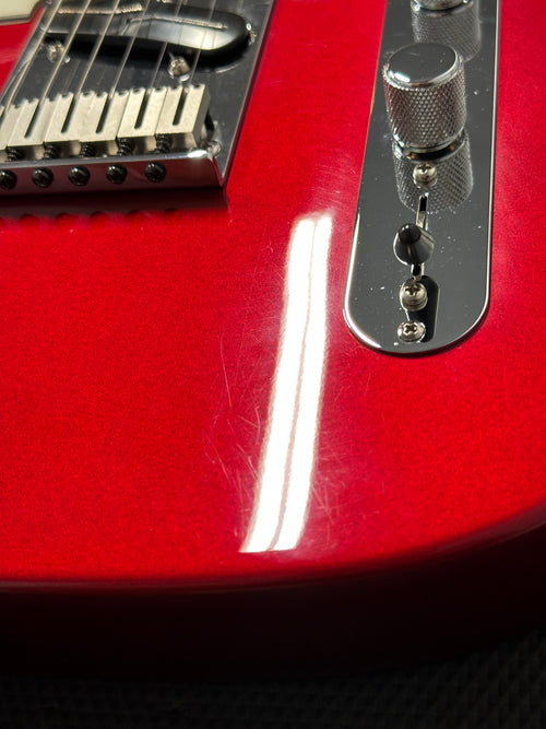 Used Fender American Standard Telecaster (1996) - Candy Apple Red #03750 with Original Hard Case