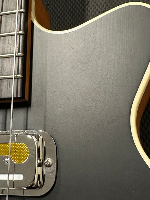 Used Grez Guitars Custom Mendocino Short Scale Bass - Satin Black #1805 with Original Gig Bag