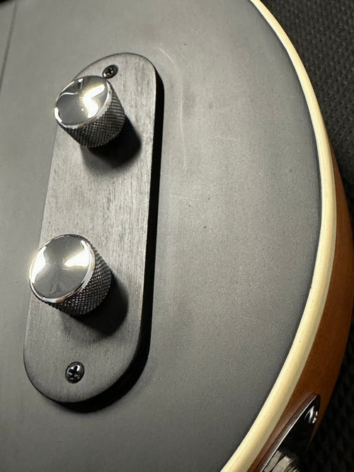 Used Grez Guitars Custom Mendocino Short Scale Bass - Satin Black #1805 with Original Gig Bag