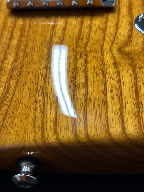 Used Fender Custom Shop Postmodern Stratocaster NOS (2024) - Aged Natural #74407 with Original Hard Case