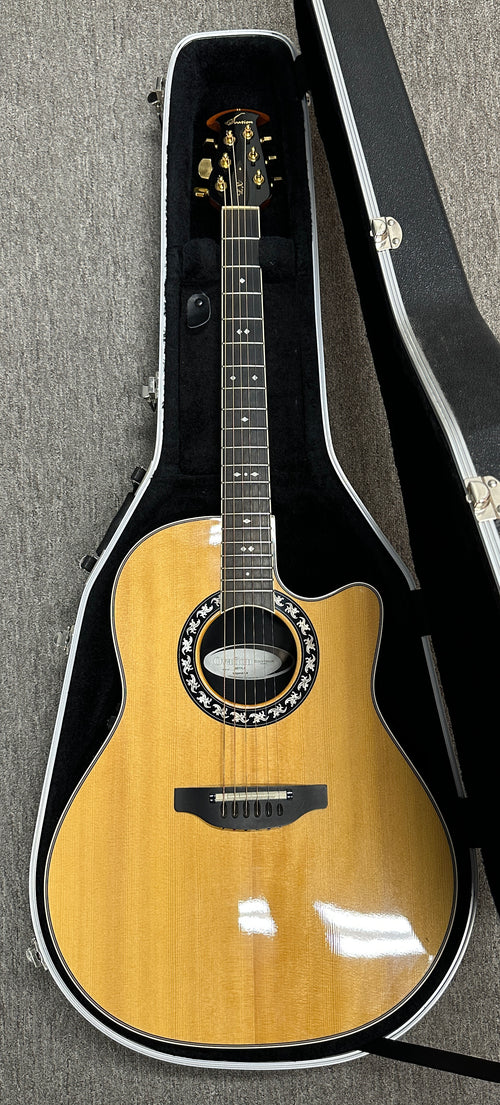 Used Ovation 2077LX Legend LX (2007) - Natural #05328 with Original Hard Case