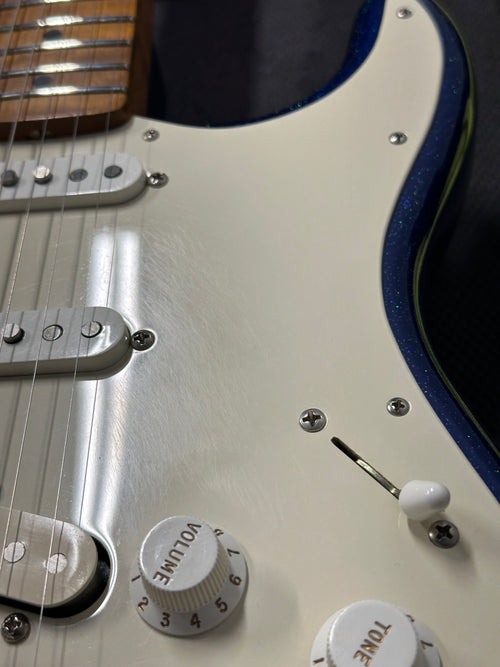 Used Fender Custom Shop John Cruz EU Masterdesign Mod Rock Strat (2019) - Bright Silver/Blue Metallic #23280 with Original Hard Case