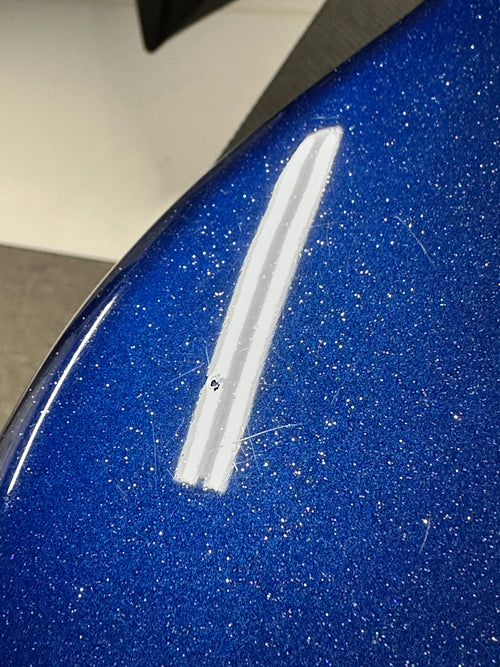 Used Fender Custom Shop John Cruz EU Masterdesign Mod Rock Strat (2019) - Bright Silver/Blue Metallic #23280 with Original Hard Case