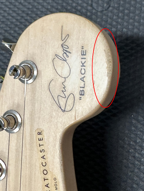 Used Fender Eric Clapton Stratocaster (2010) - Black #83300 with Original Hard Case