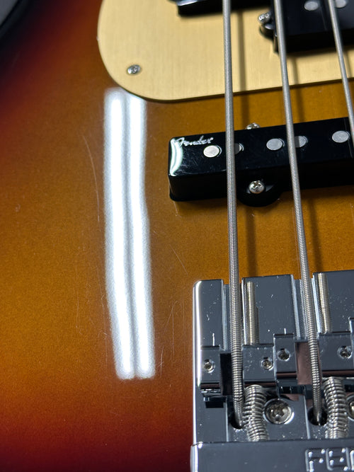 Used Fender American Ultra II Precision Bass (2024) - Ultraburst #06096 with Original Hard Case