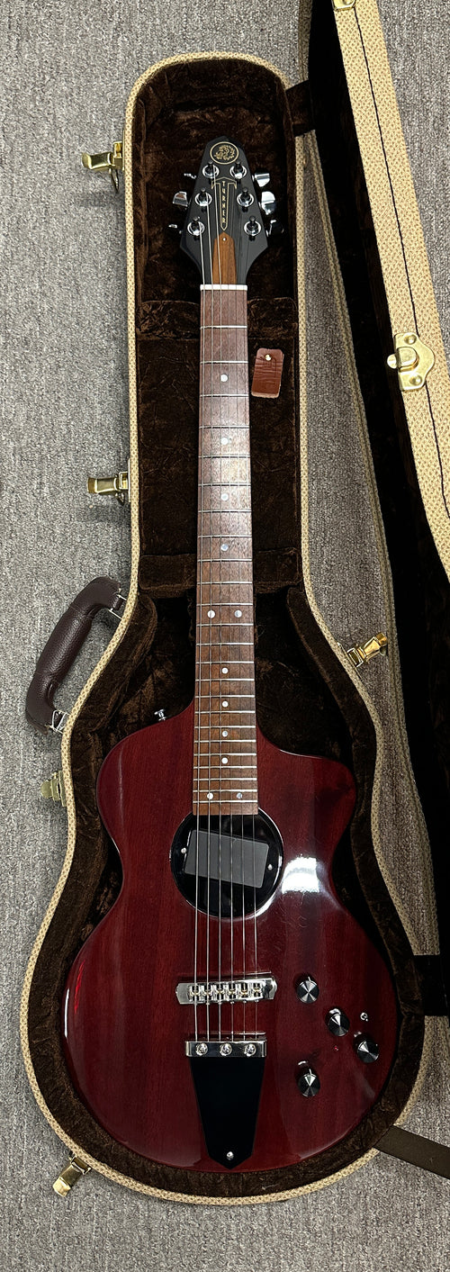 Used Rick Turner Model 1 Special - Burgundy Gloss #5896 with Original Hard Case