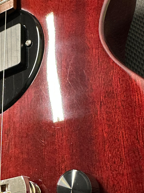 Used Rick Turner Model 1 Special - Burgundy Gloss #5896 with Original Hard Case