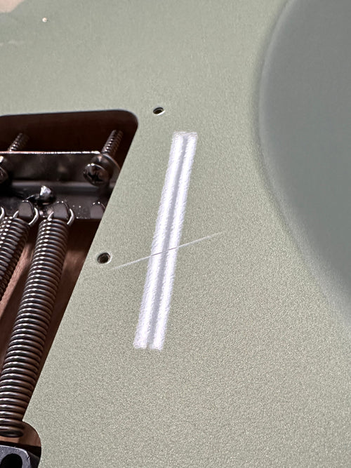 Used Modified Fender American Standard Stratocaster - Jade Pearl Metallic #48918