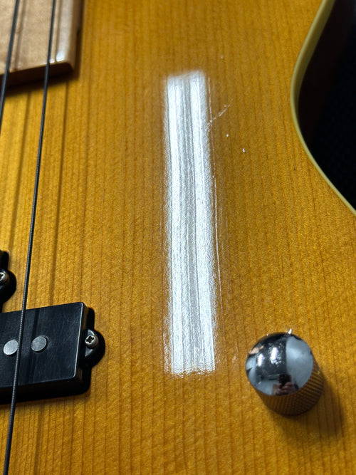 Used Modified Fender MIJ Fretless Precision Bass - Natural #1546