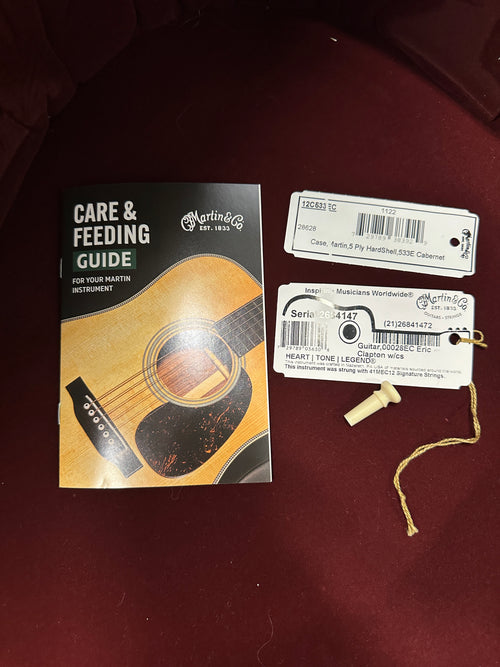 Used Martin 000-28EC Eric Clapton Signature (2022) - Natural #84147 with Original Hard Case
