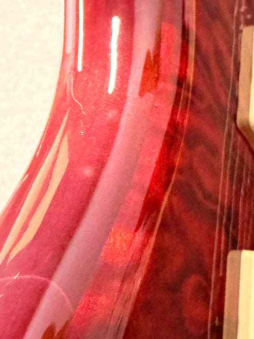Used Carvin H2 Allan Holdsworth (1997) - Ruby Red Stain #57971 with Original Hard Case