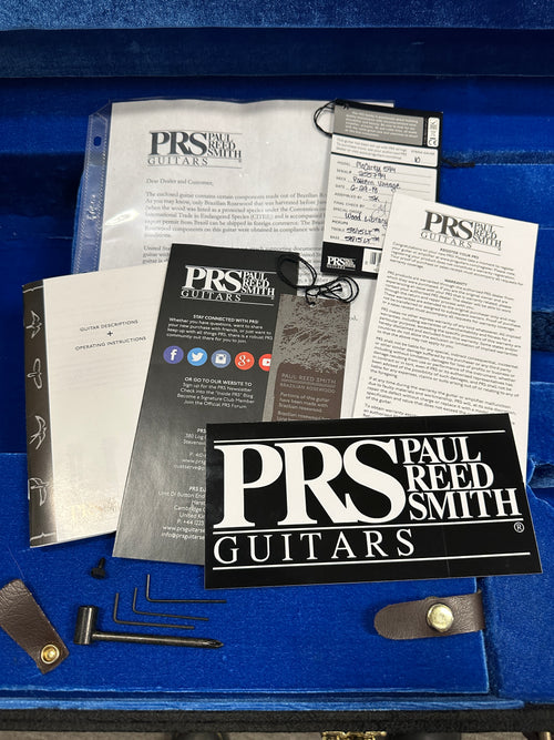 Used PRS Wood Library McCarty 594 10-Top Brazilian Rosewood (2018) - Purple Fade #55794 with Original Hard Case