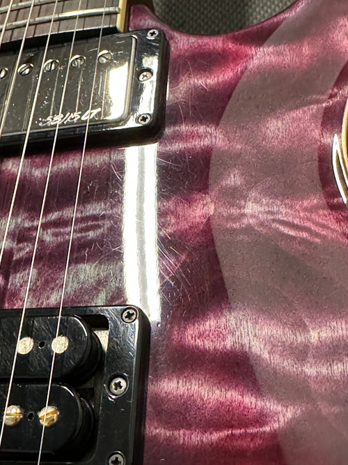 Used PRS Wood Library McCarty 594 10-Top Brazilian Rosewood (2018) - Purple Fade #55794 with Original Hard Case