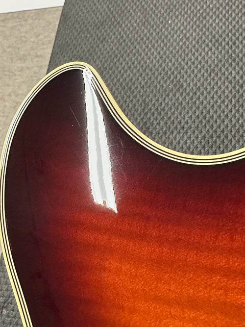 Used D'Angelico Excel Mini DC (2025) - Amaretto Burst #00689 with Gig Bag