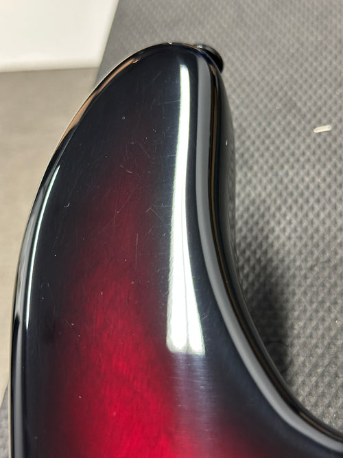 Used Ernie Ball Music Man StingRay Special 4 H - Raspberry Burst #99559 with Original Case