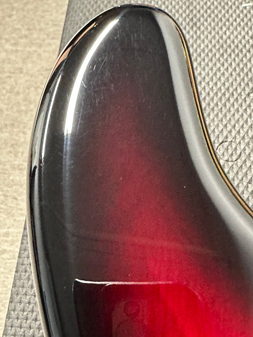 Used Ernie Ball Music Man StingRay Special 4 H - Raspberry Burst #99559 with Original Case