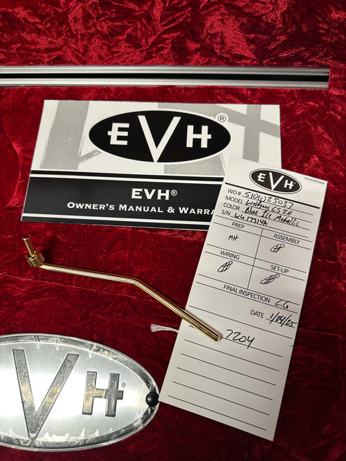 Used EVH Custom Shop Wolfgang - Ice Blue Metallic #7314A with Original Hard Case