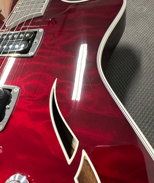 Used Taylor T3 (2015) - Ruby Red Burst #55159 with Original Hard Case