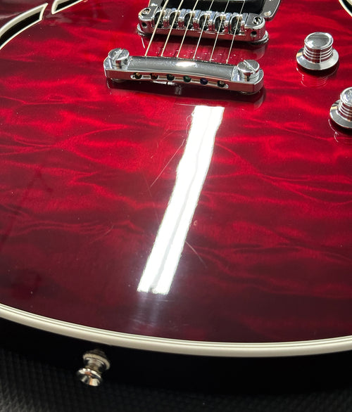 Used Taylor T3 (2015) - Ruby Red Burst #55159 with Original Hard Case