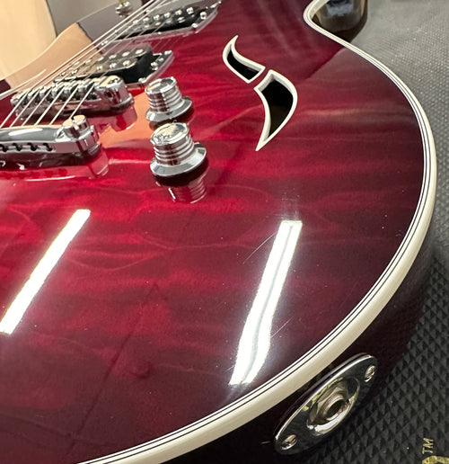 Used Taylor T3 (2015) - Ruby Red Burst #55159 with Original Hard Case