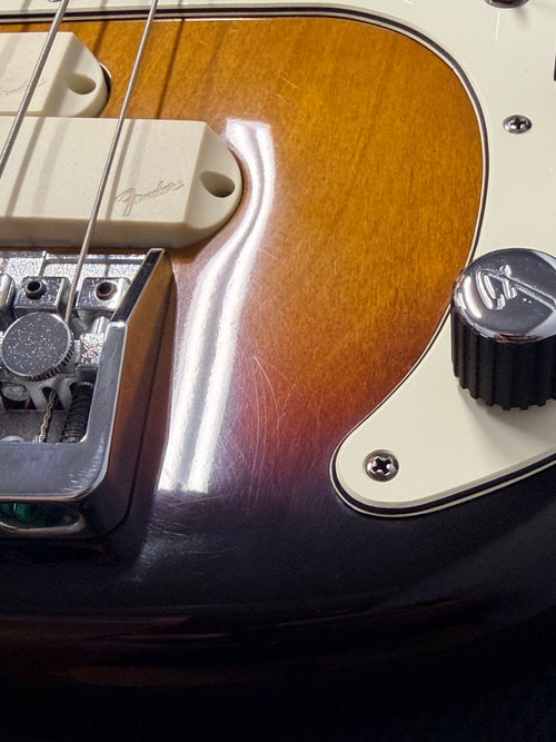 Used Fender Elite II Precision Bass (1983) - 3-Color Sunburst #19369 with Hard Case