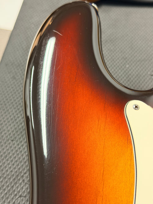 Used Fender Elite II Precision Bass (1983) - 3-Color Sunburst #19369 with Hard Case