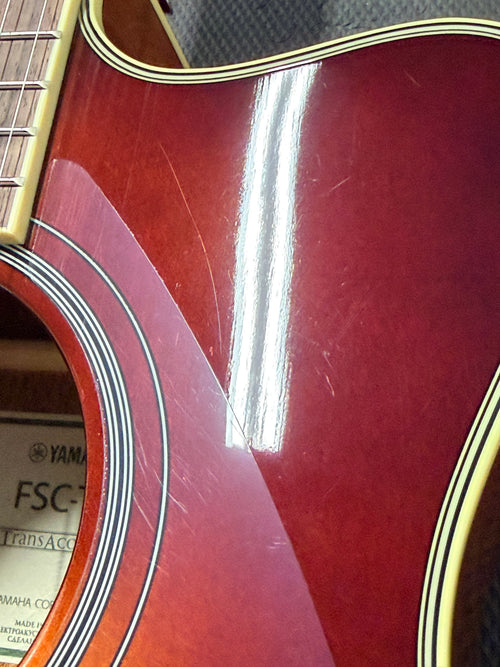 Used Yamaha FSC-TA TransAcoustic (2024) - Brown Sunburst #11716 with Hard Case