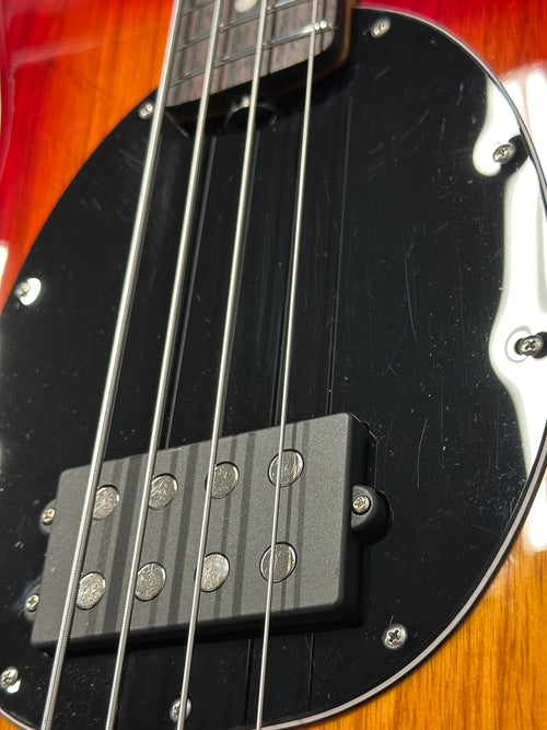 Used Ernie Ball Music Man StingRay Special 4 H - Lava Burst #03035 with Original Case