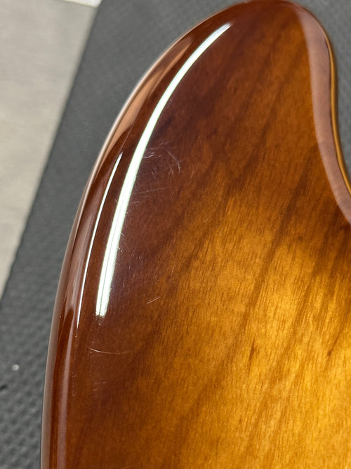 Used Fender 75th Anniversary Commemorative Jazz Bass (2021) - 2-Color Bourbon Burst #42694 with Original Hard Case