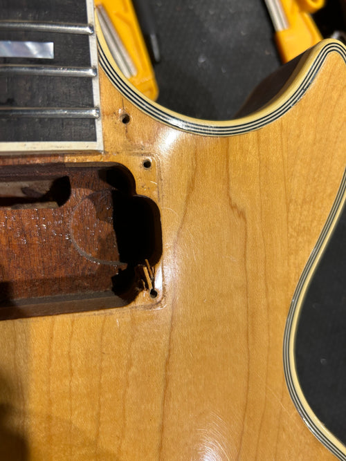 Vintage 1974 Gibson Les Paul Custom - Natural #82933 with Original Hard Case