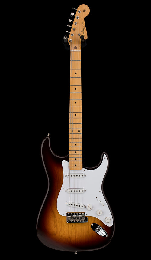 Used Fender Custom Shop LTD Fat 1954 Stratocaster NOS (2024) - Wide-Fade Chocolate 2-Color Sunburst #0517 with Original Hard Case