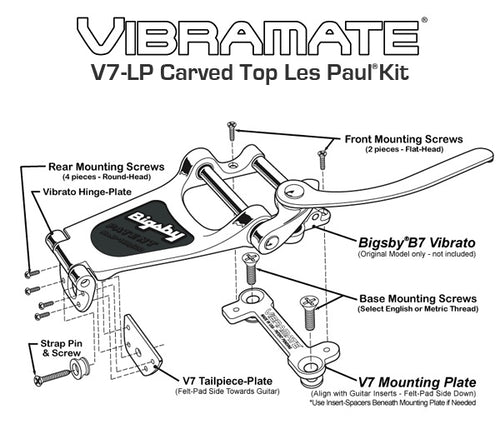 Used Bigsby Vibrato and Vibramate V7